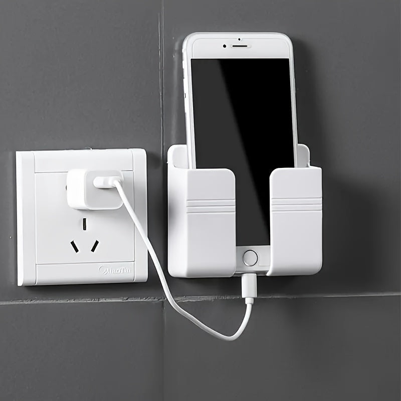 modern kitchen storage shelf phone holder