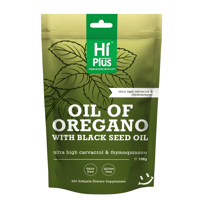 oil oregano   300 count 2 in 1 formula black