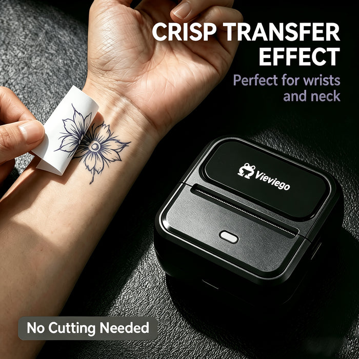 portable wireless mini thermal tattoo stencil printer