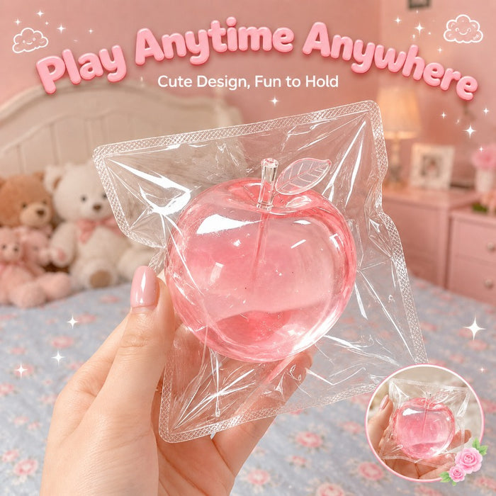 new transparent pink   stress toy ultra soft