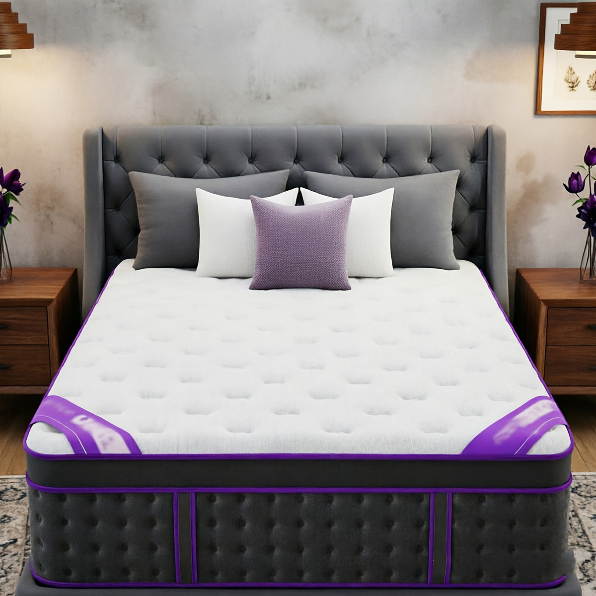 10 12 14 inch   mattress full queen king sizes