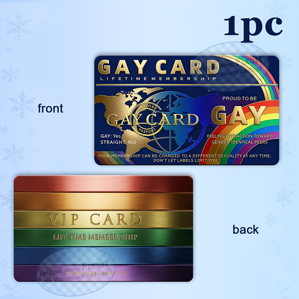 1 3pcs   pride   membership card