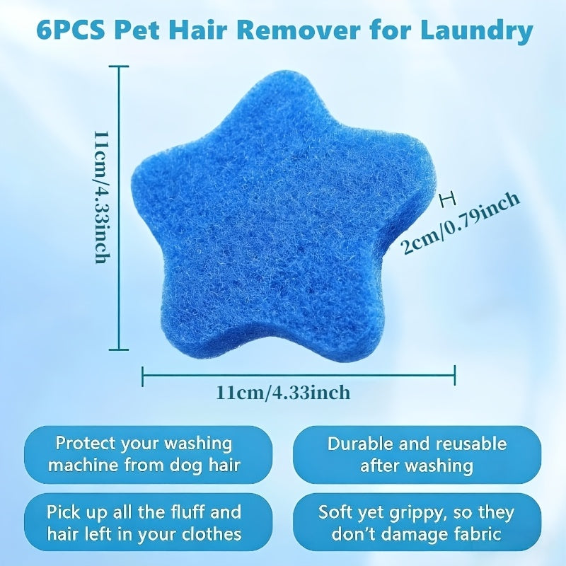 6 reusable pet hair removers   shaped hair removers
