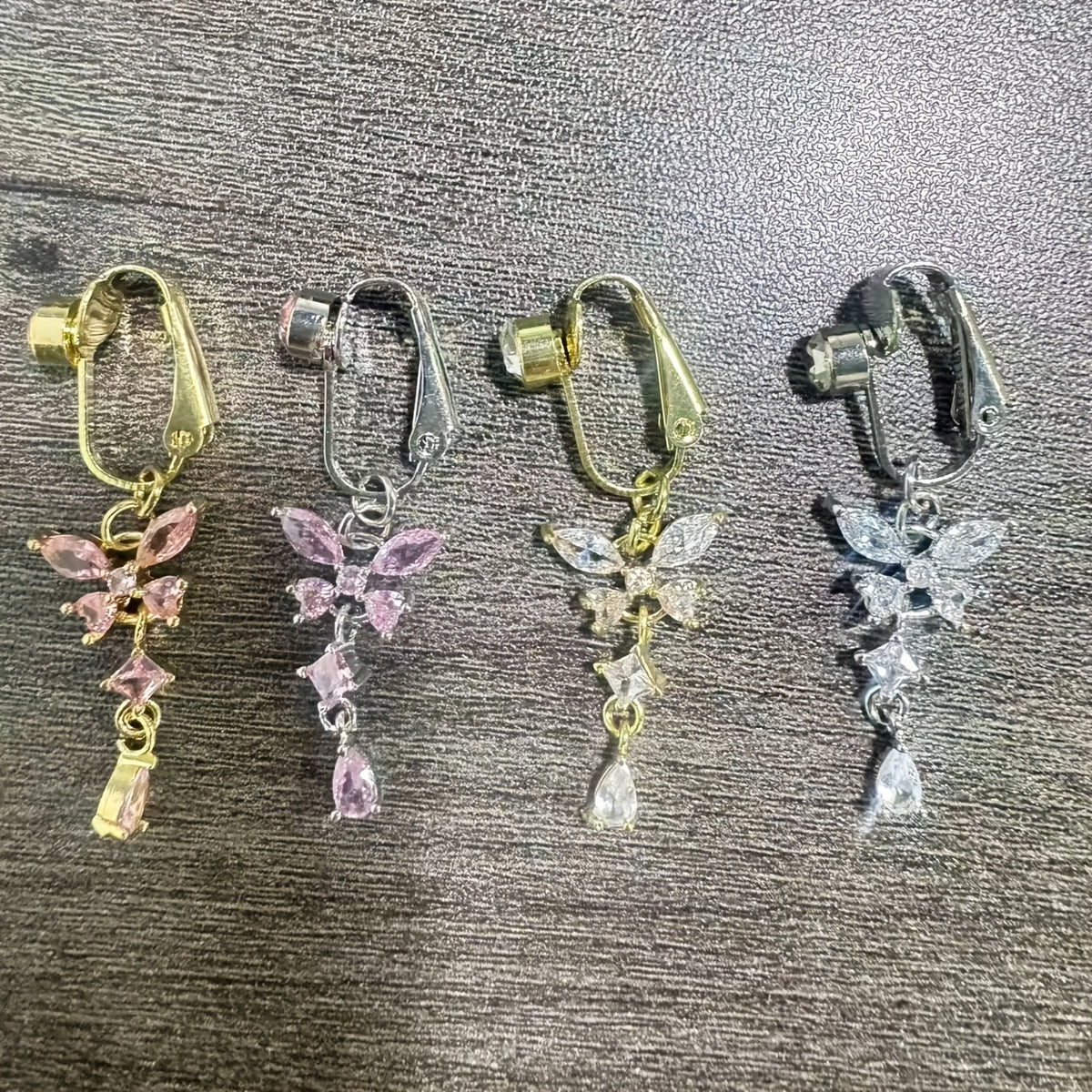 womens   tassel fashion belly button clip no