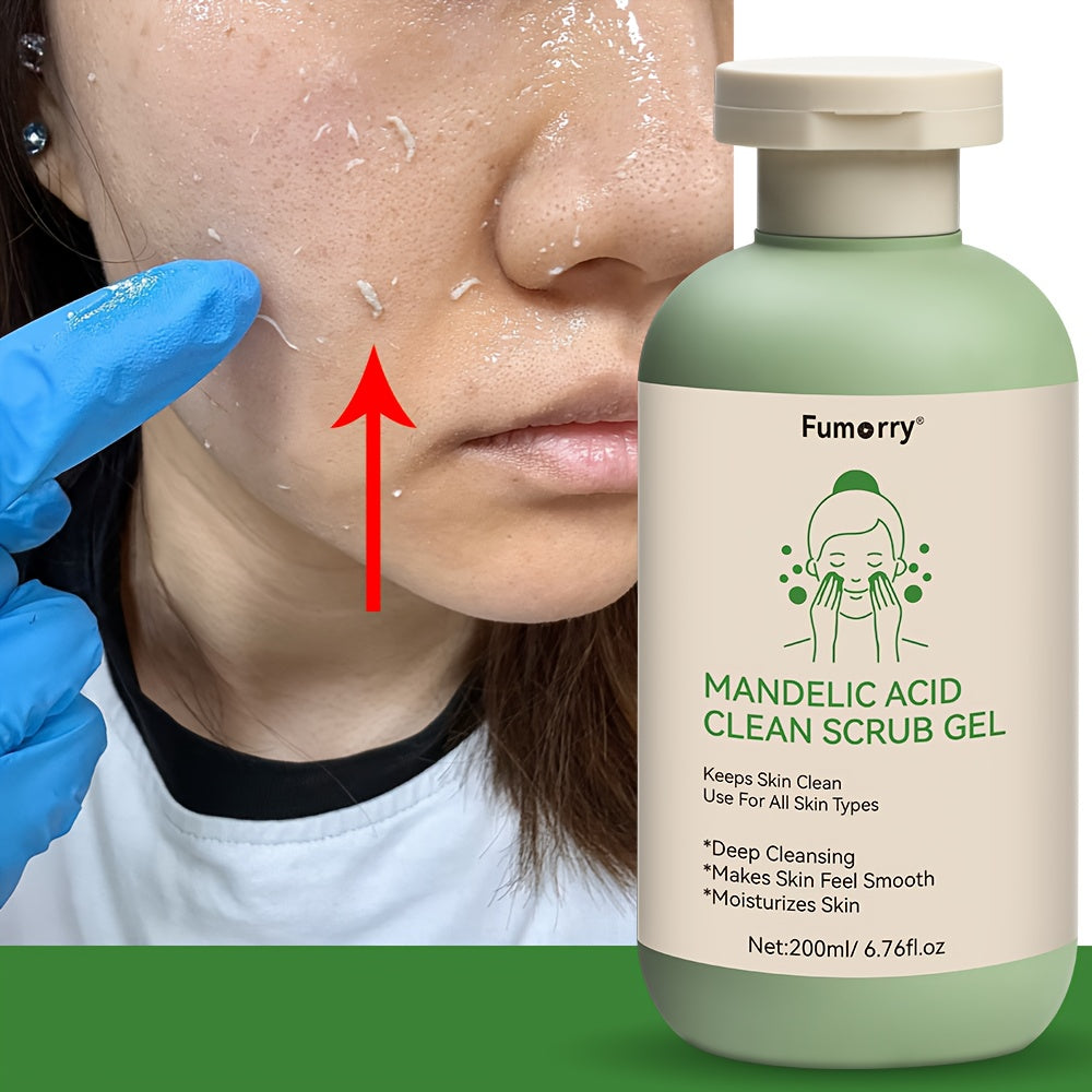 1 piece salicylic acid cleansing scrub gel aloe rose