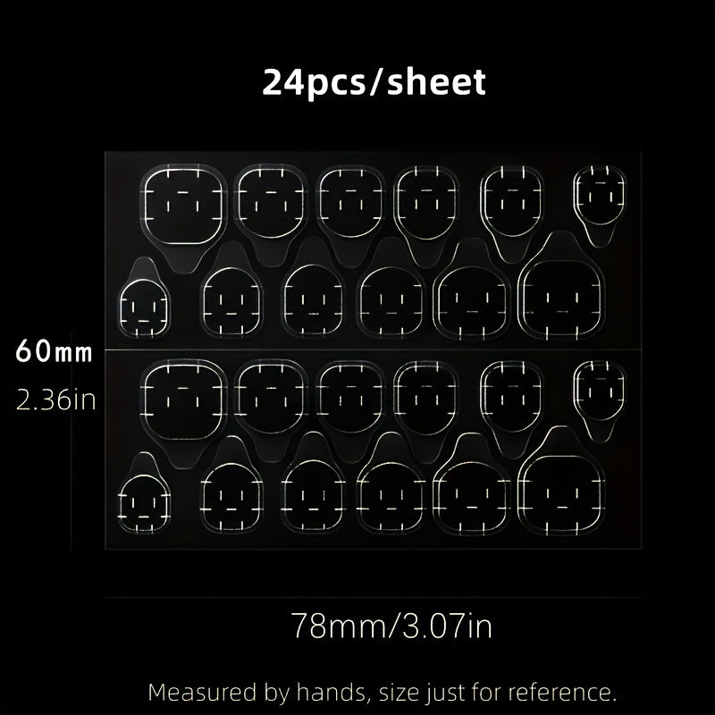 120 240pcs strong     tape press nail tips double