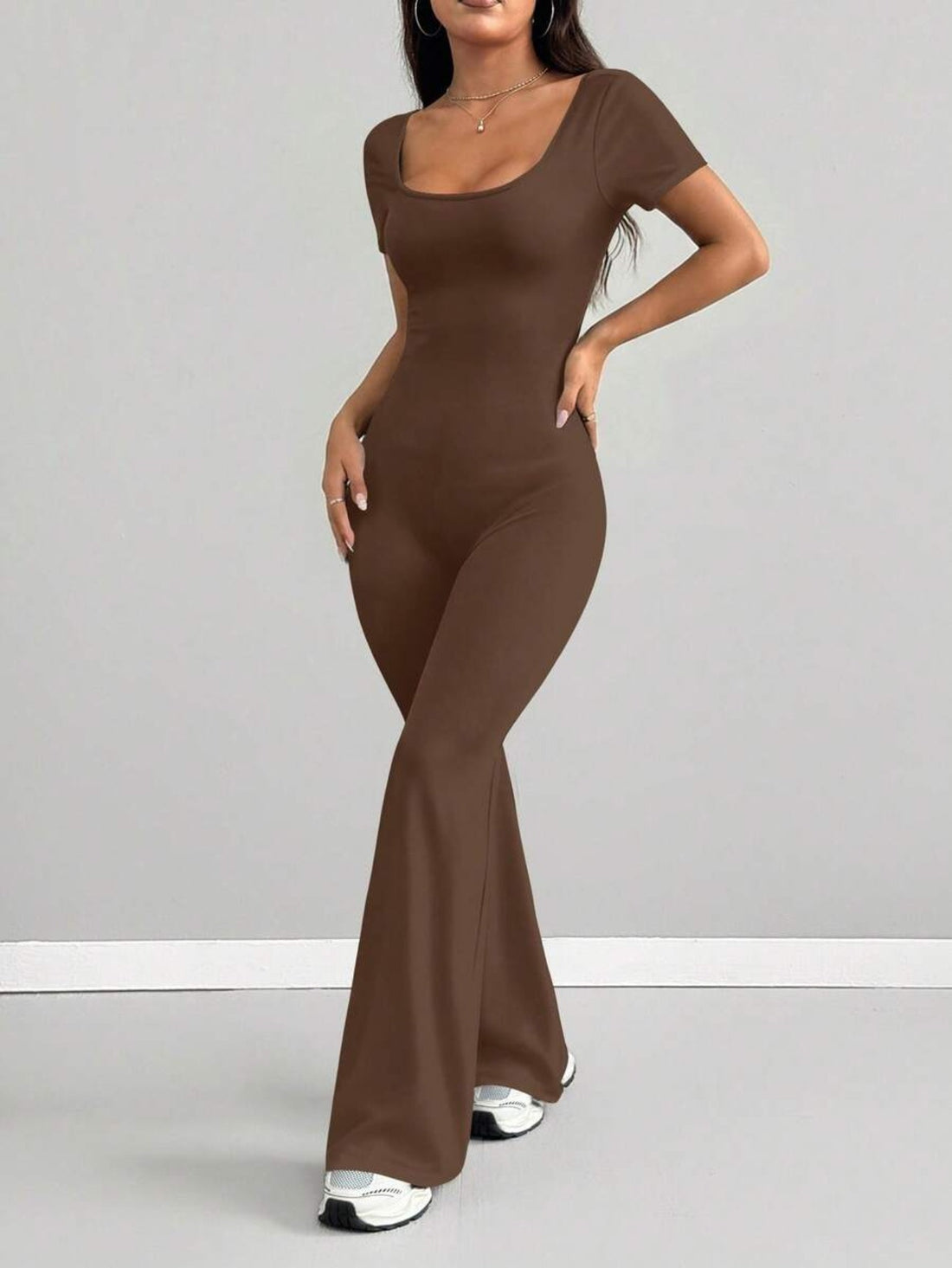 womens jumpsuit   fit   neck casual fashionable