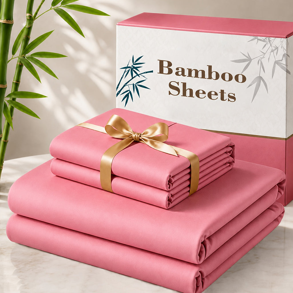 3 4pcs cooling bamboo bed sheet set 3000 tc extra deep