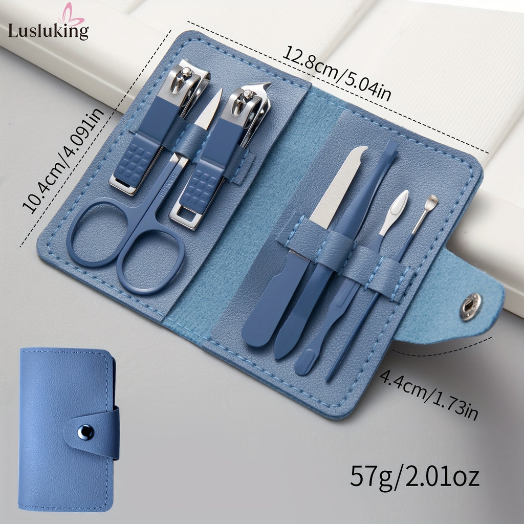 7pcs high quality stainless steel nail clipper set manicure
