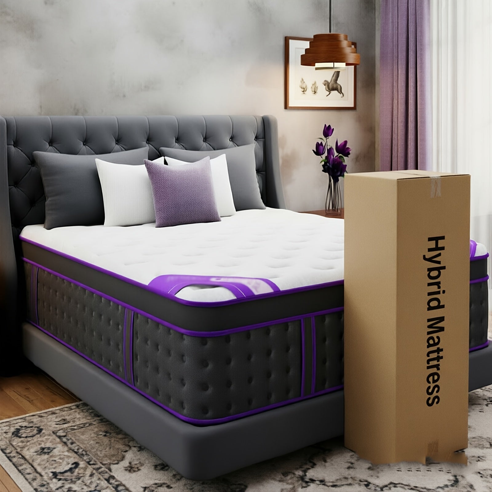 10 12 14 inch   mattress full queen king sizes