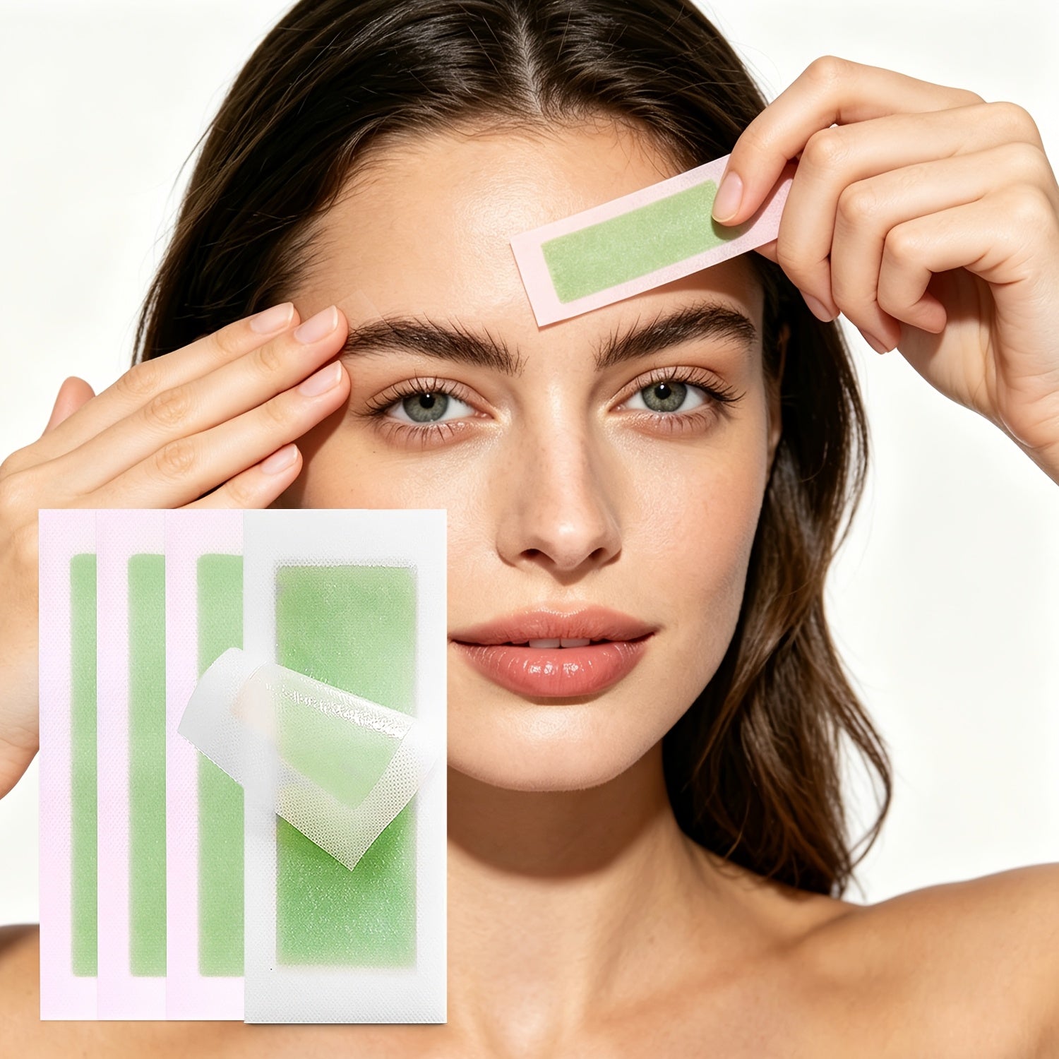 40pcs aloe vera lip hair removal wax strips suitable