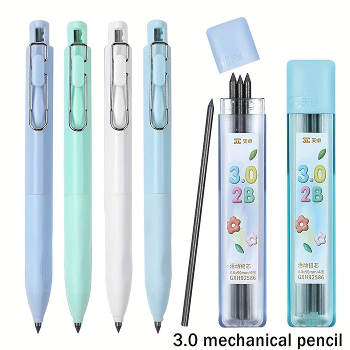 a set 3 0  thick core triangular grip pen shaft