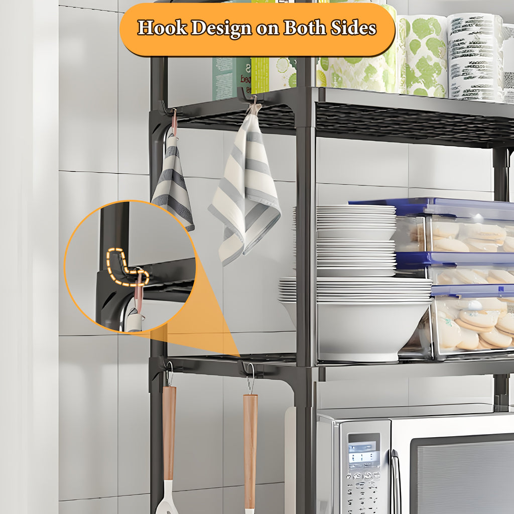 multi functional 4 layer an adjustable space saving storage