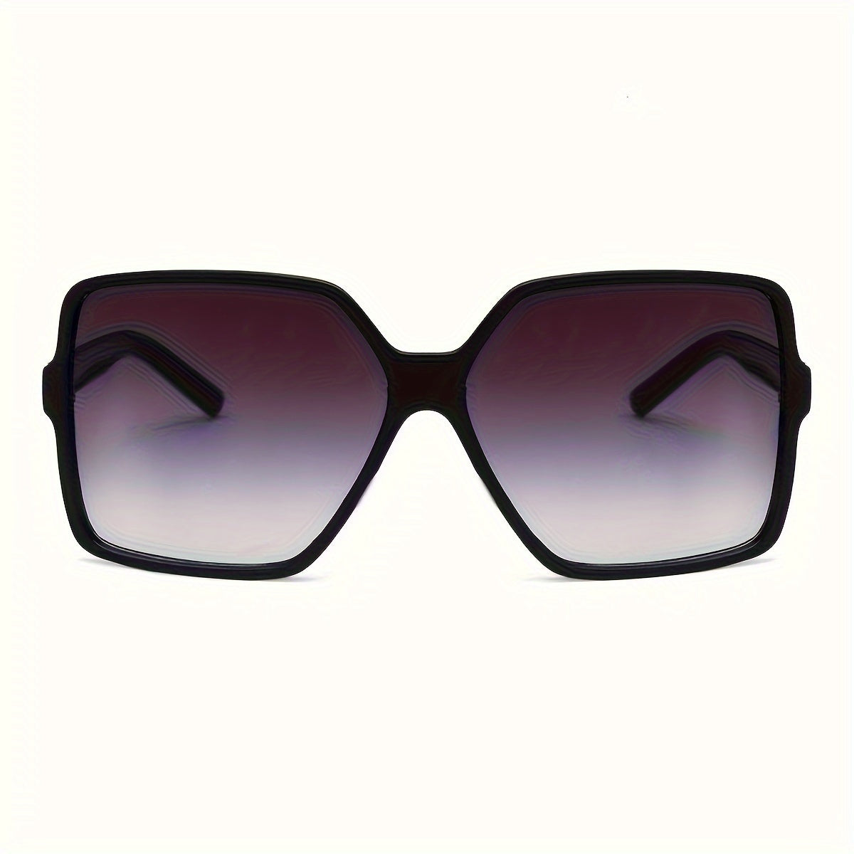 1pc stylish square glasses men women featuring a large black