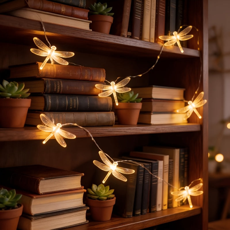 1 string dragonfly string lights 10 leds 1 5m 59inch 4 92ft