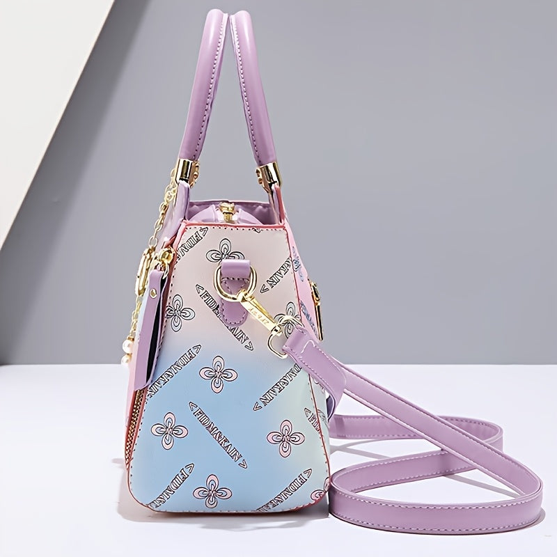womens 3pcs handbag set fashion   bag geometric