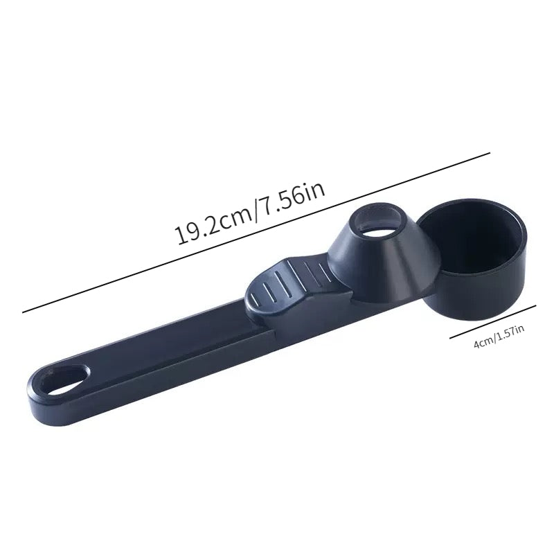 2 in 1 coffee dosing funnel measuring spoon reusable anti