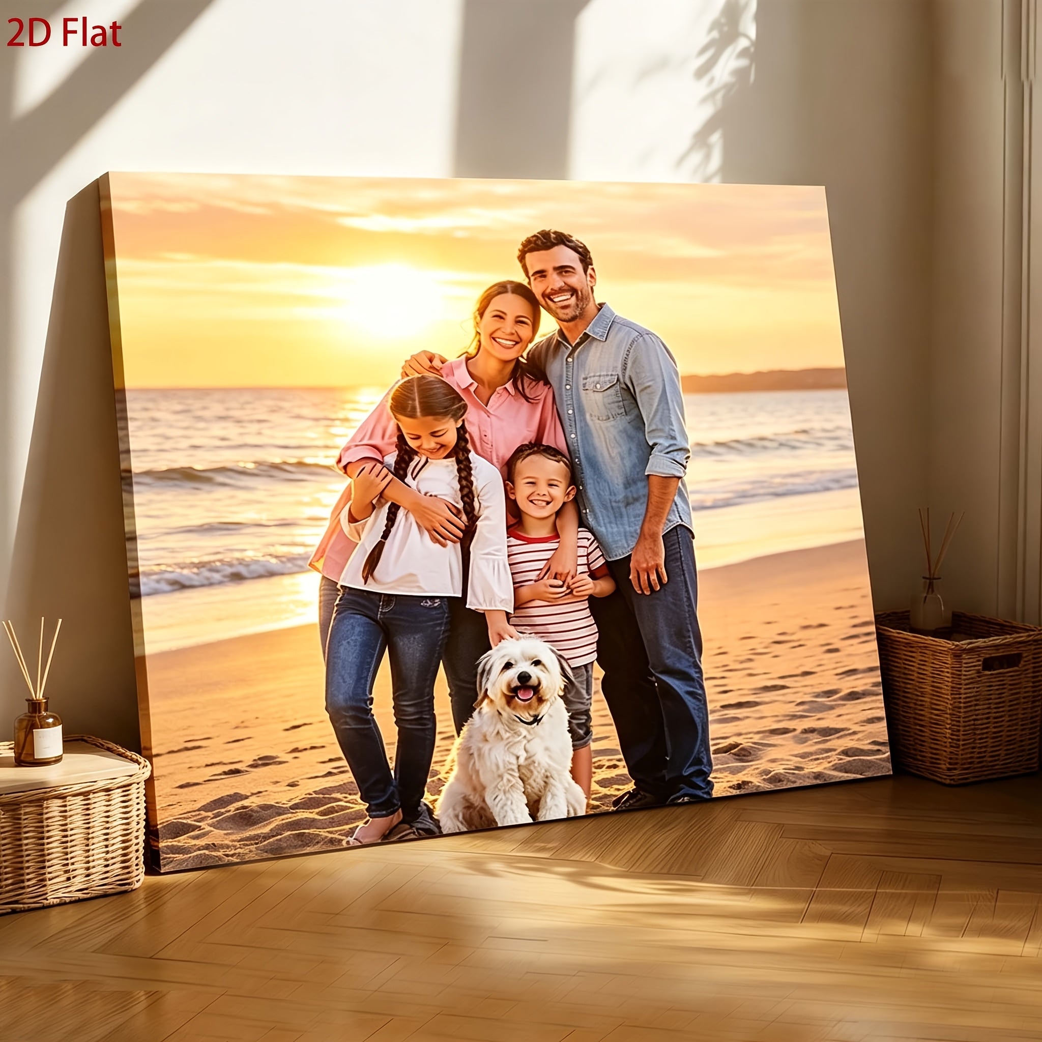 2d flat 2d flat 2d flat 1pc customizable canvas art pine