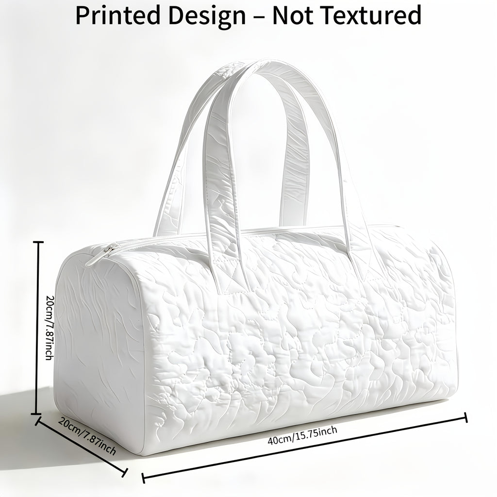 printed design not textured queen size tote bag featuring