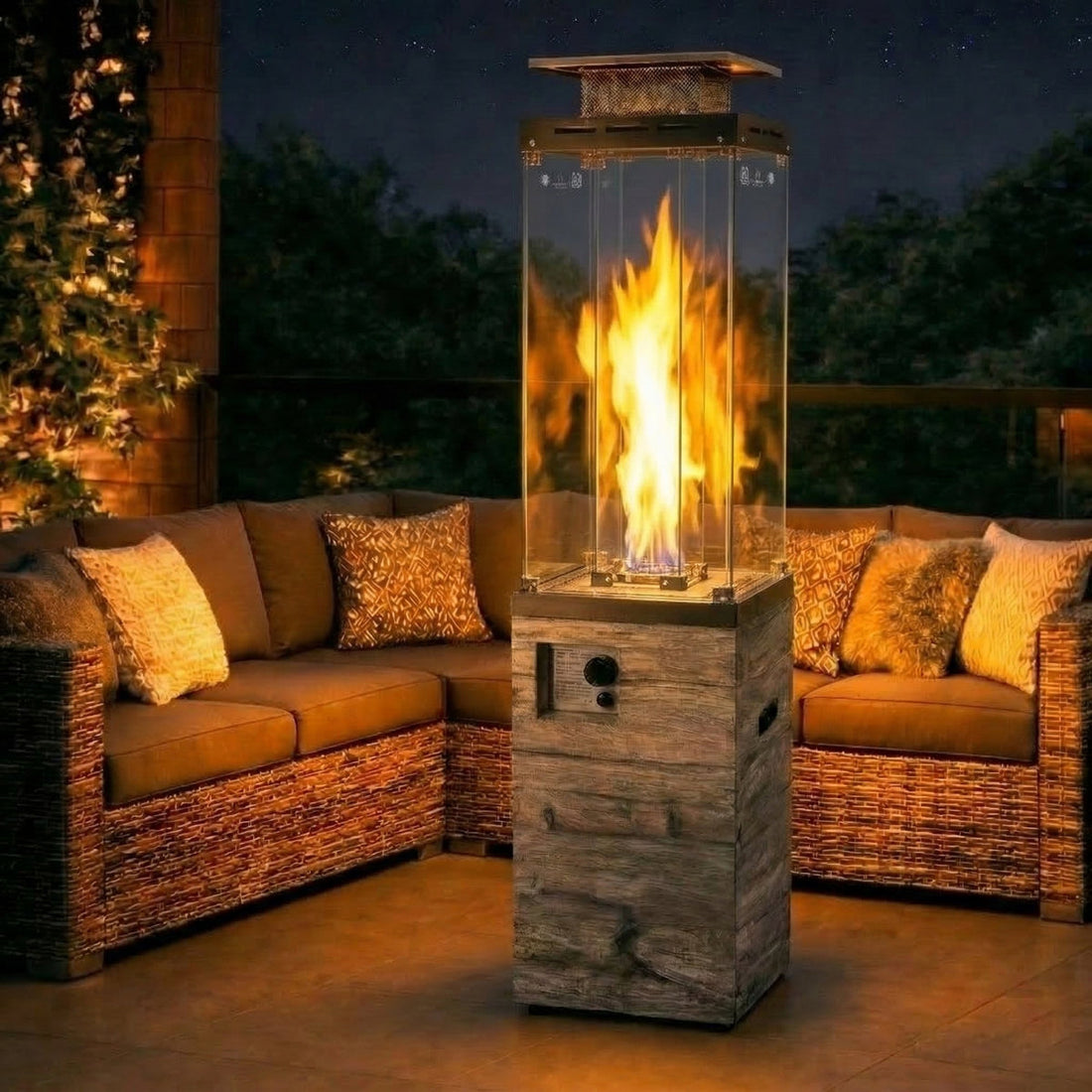 41000 Propane Standing Patio Heater