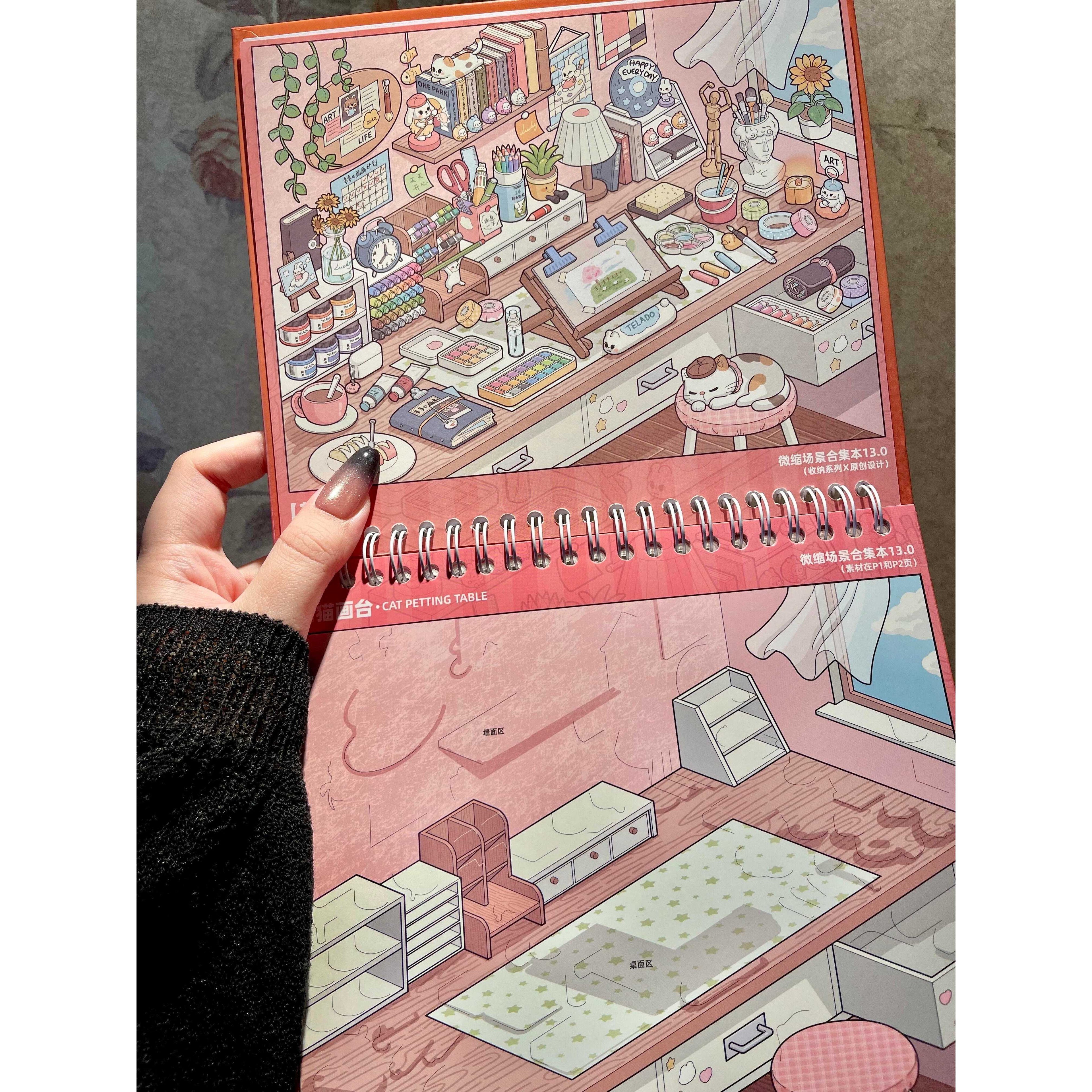 gothic style new version 13 0 sticker book mini scene