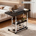 movable height adjustable bedside computer desk adjustable