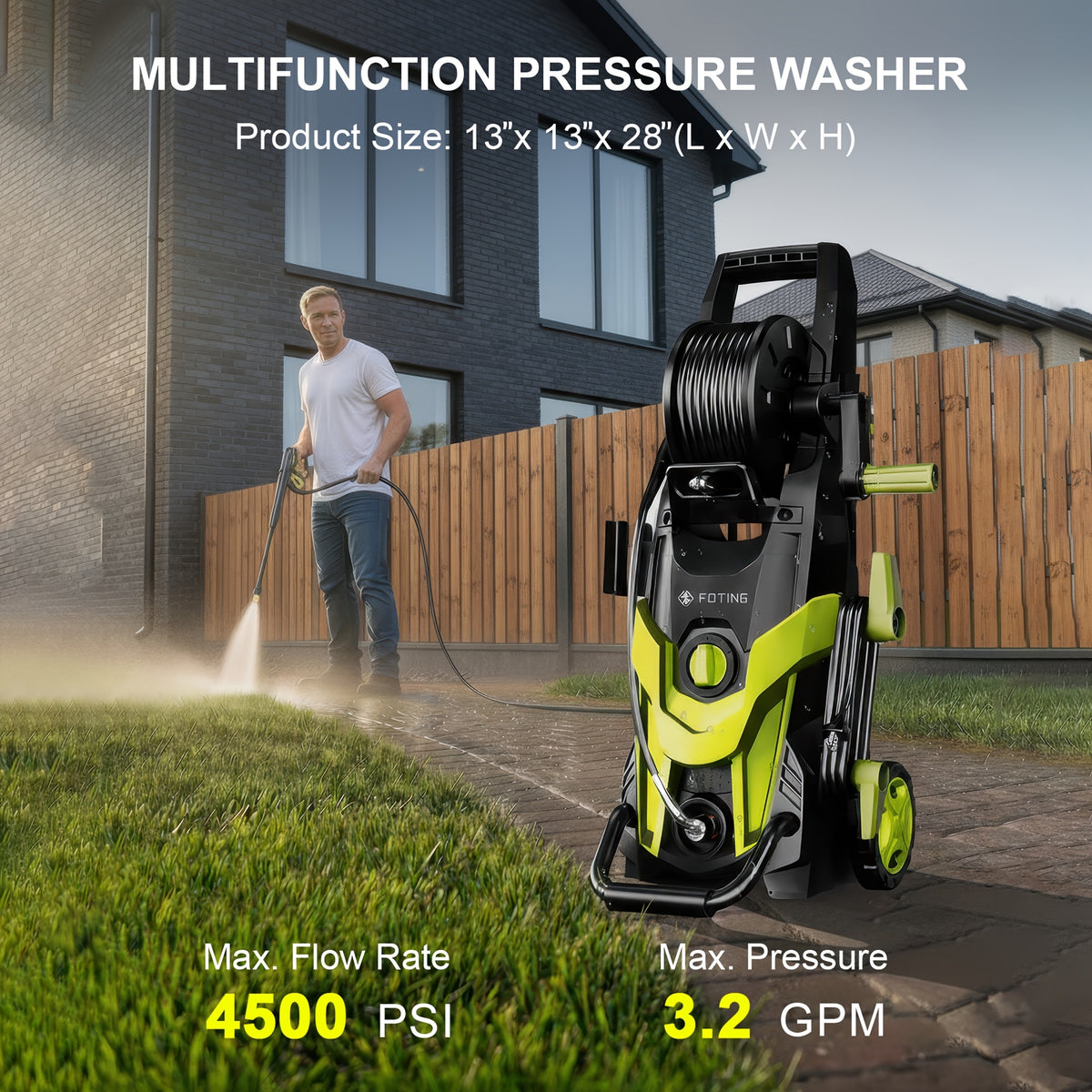 2026   pressure power washer 4500psi 4 quick