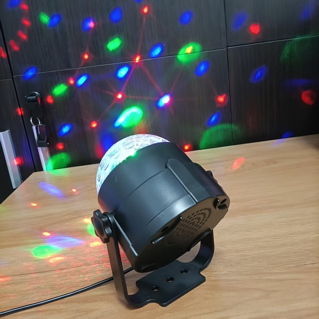 1 hd prism rgb disco ball light rotating disco ball light