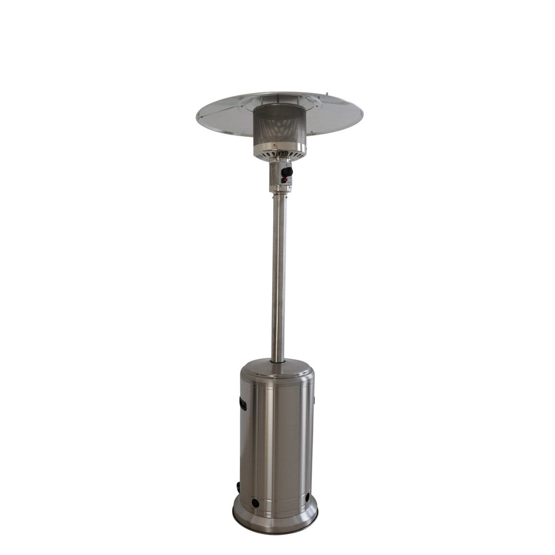 46000 Standing Patio Heating - Generates Sufficient Heat, Steel Gray Finish, 70 Lb Package, Easy Assembly Feature Heater Turns Chilly Nights Warm, Aluminium & Gray, 35 In Package Height, Smooth