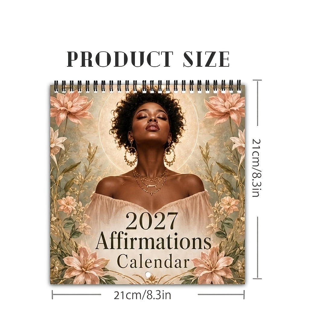 2027 wall calendar 1 pack 2027 affirmation wall calendar