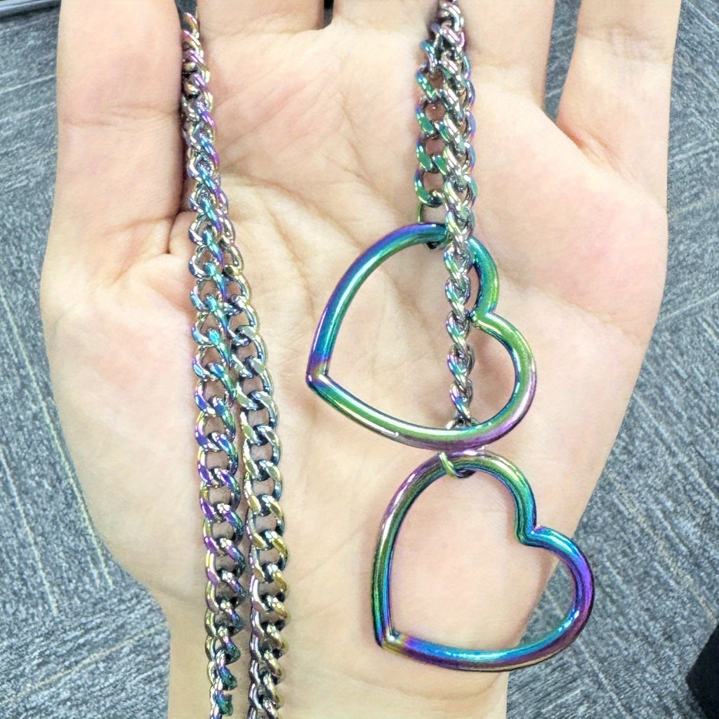 1pc stainless steel lock key necklace love key pendant punk