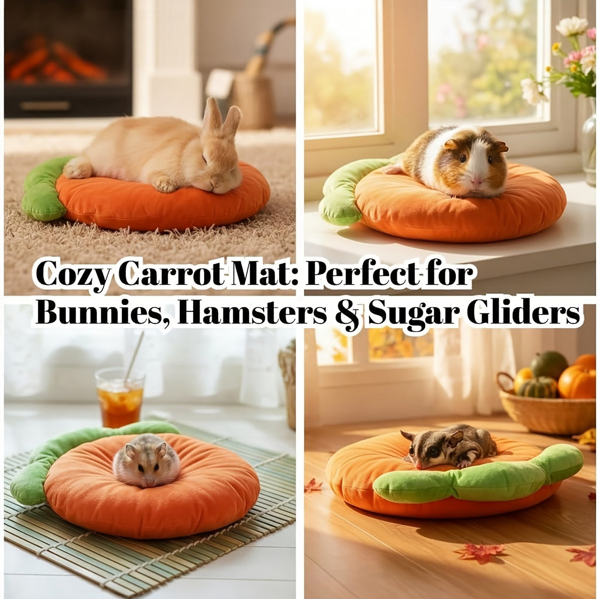 carrot shaped pet bed pet mat warm pet sleeping pad suitable
