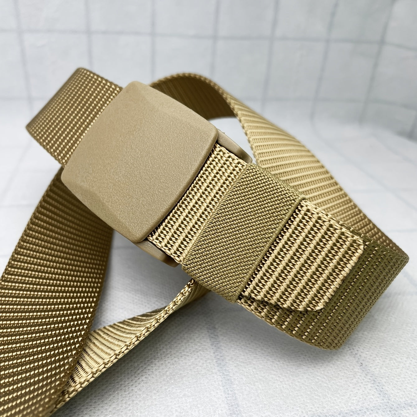 mens casual imitation nylon outdoor anti   belt
