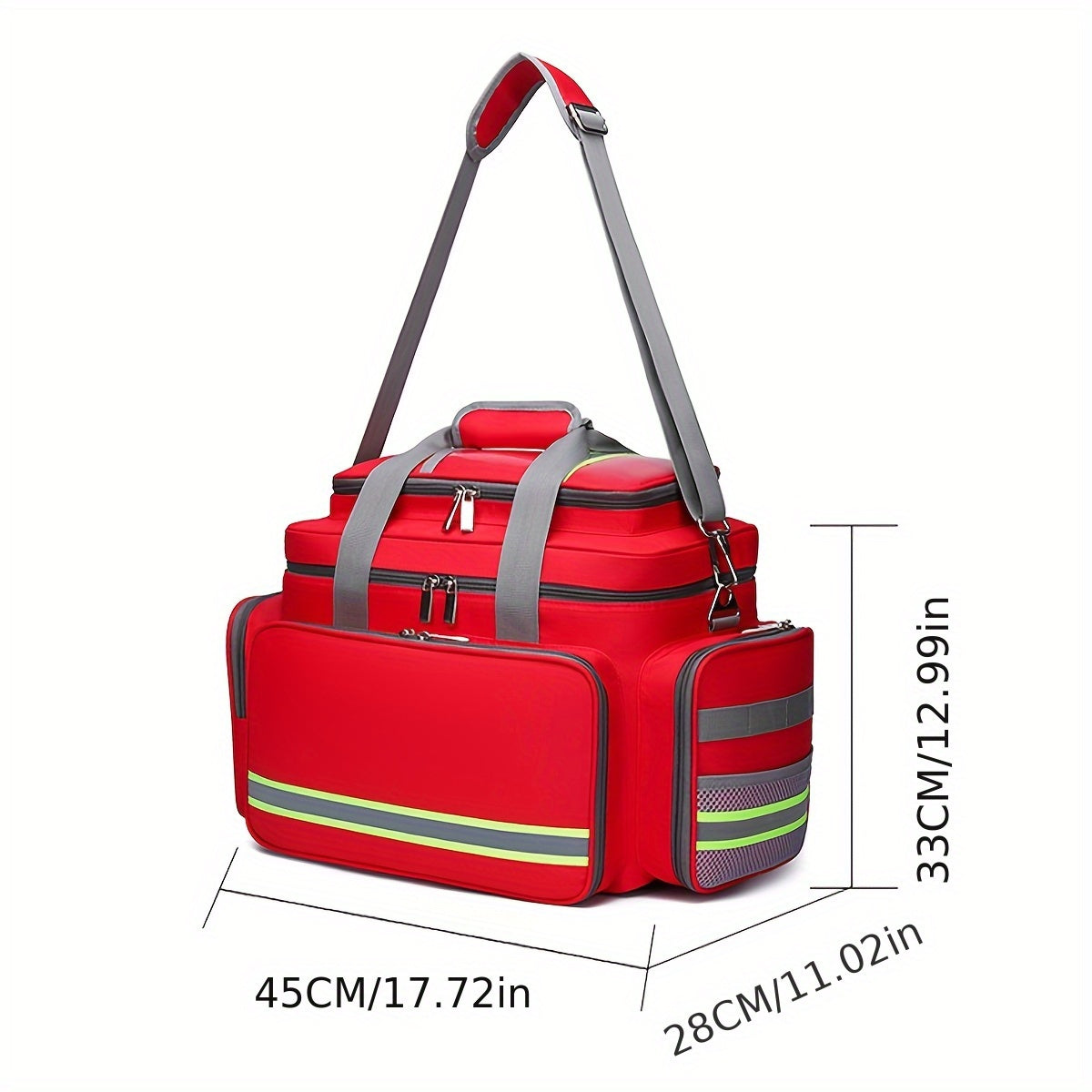 1pc large capacity portable crossbody emergency storage bag