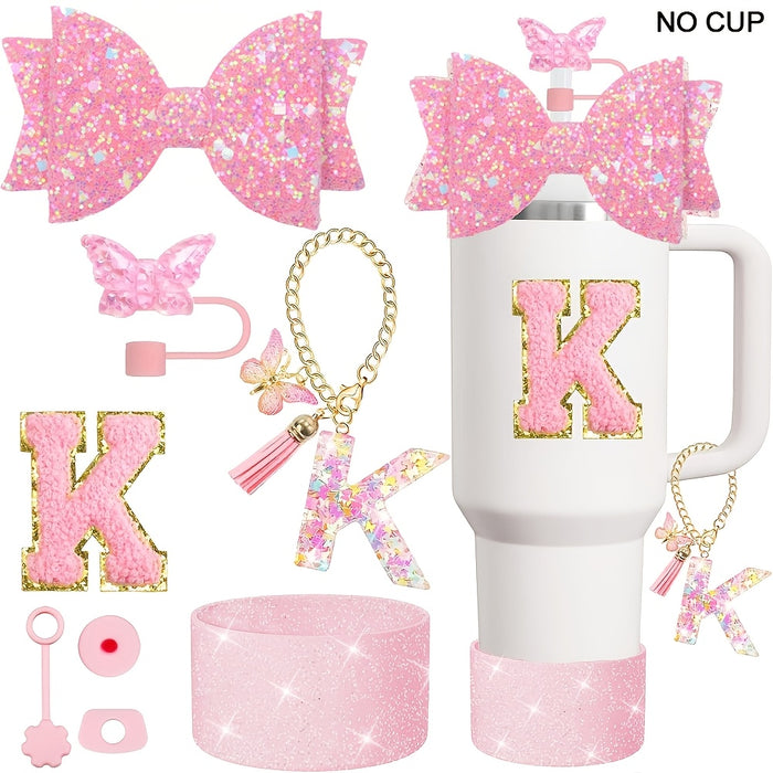 8pcs additions set 30oz 40oz tumbler cup including straw top