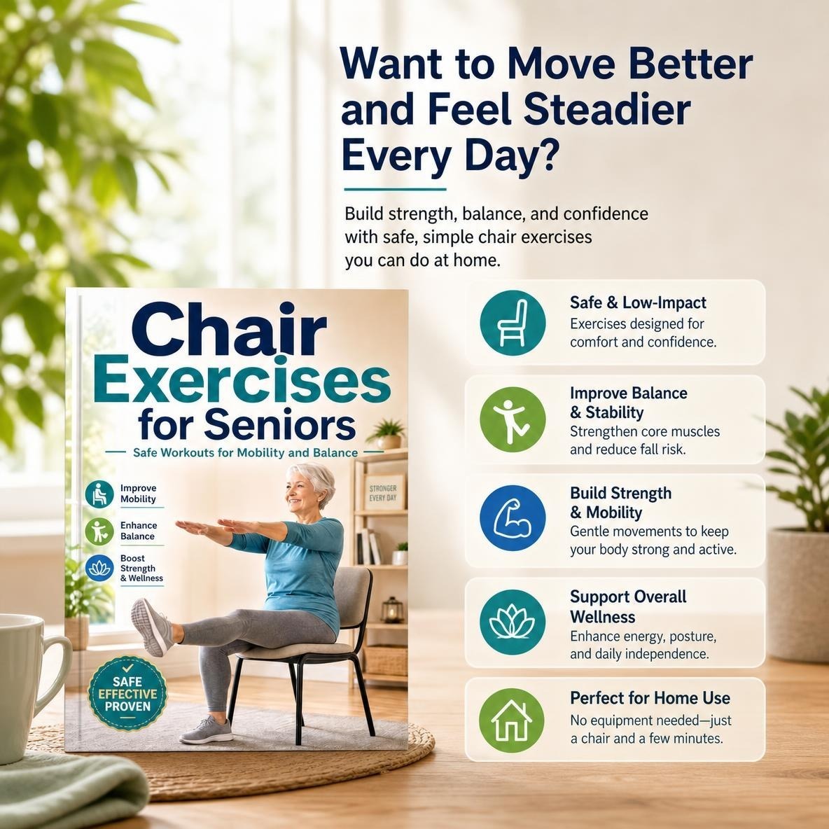 chair exercises seniors safe workouts mobility balance temu