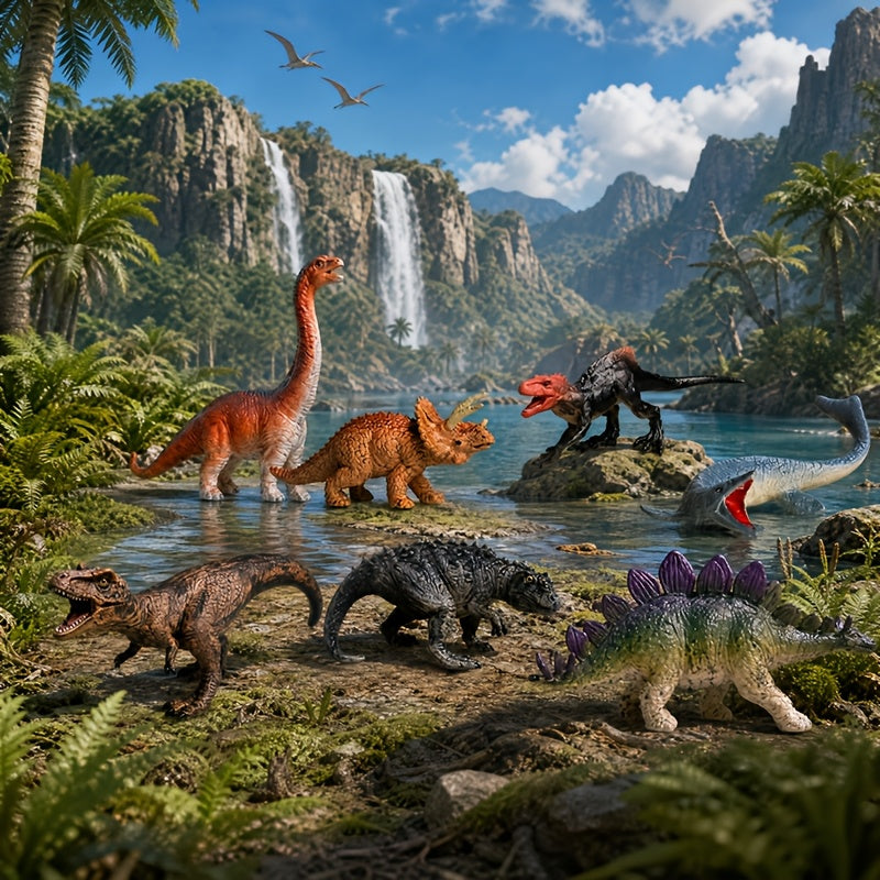 22pcs medium dinosaur set dinosaur action figure perfect