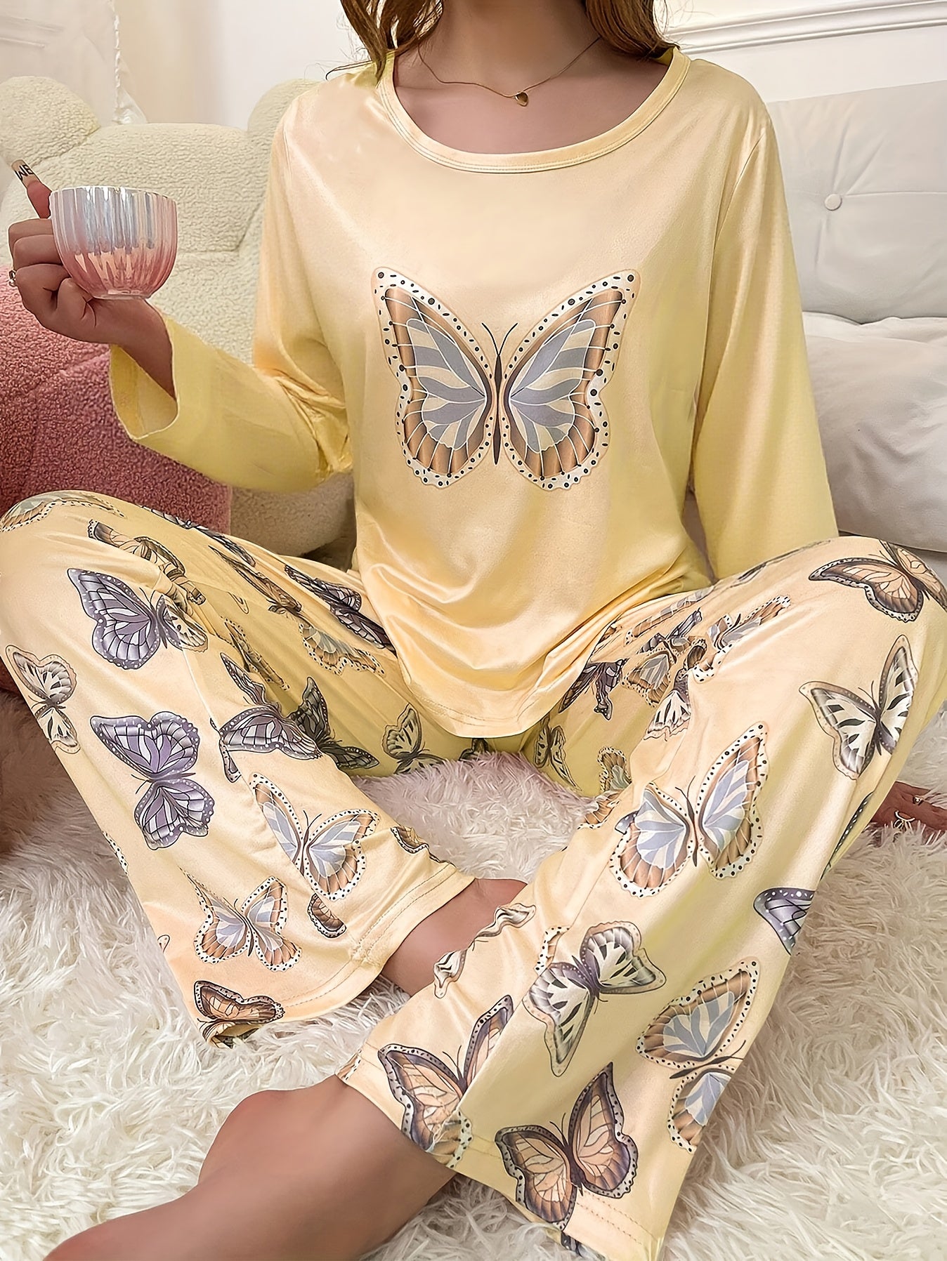 womens casual   themed pajama set