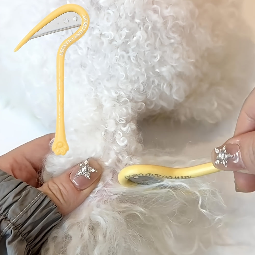 3 4 5 7pcs random color pet detangling comb   grooming