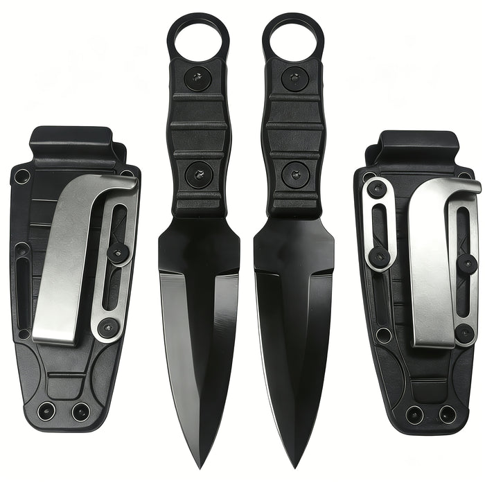 compact stainless steel edc knife sheath suitable