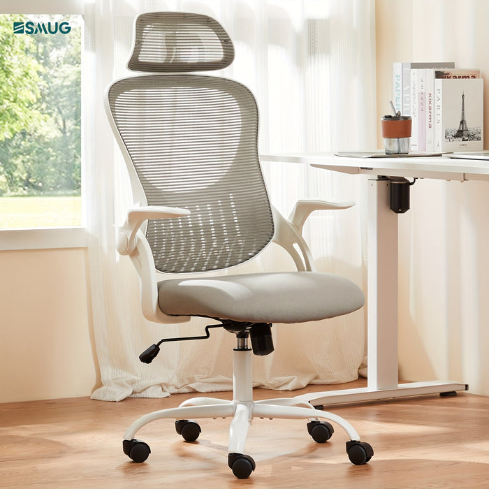 home office desk chair ergonomic high back mesh rolling work