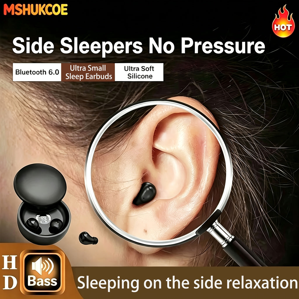 invisible sleeping headphones ultra small mini in