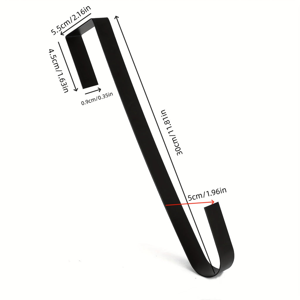 1pc   metal door wreath hook punch free heavy duty