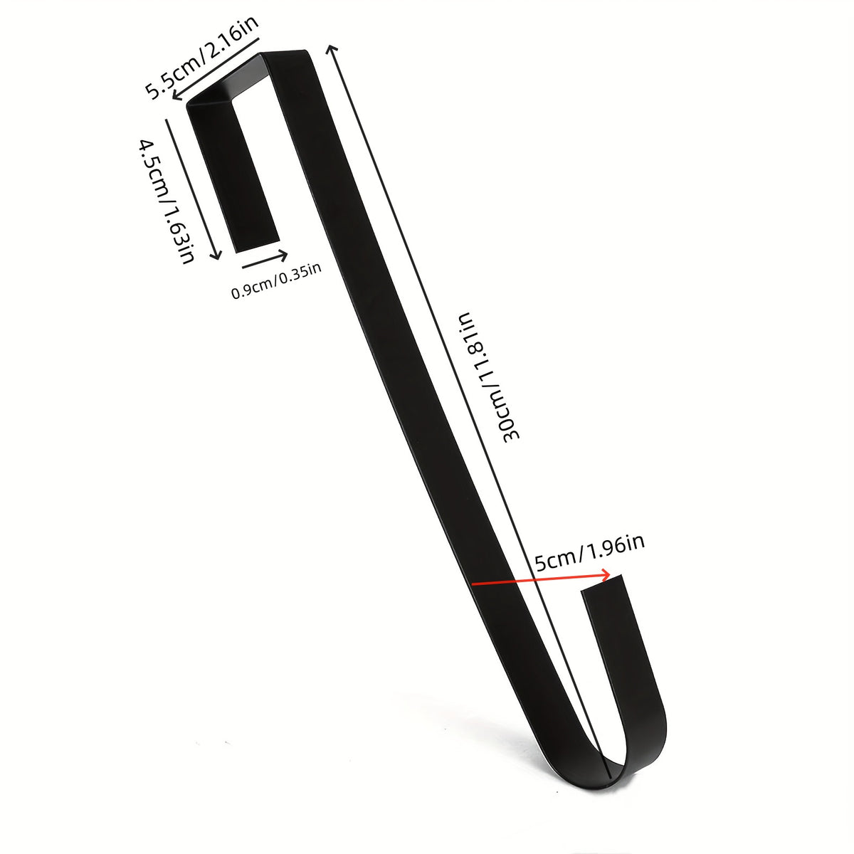 1pc   metal door wreath hook punch free heavy duty