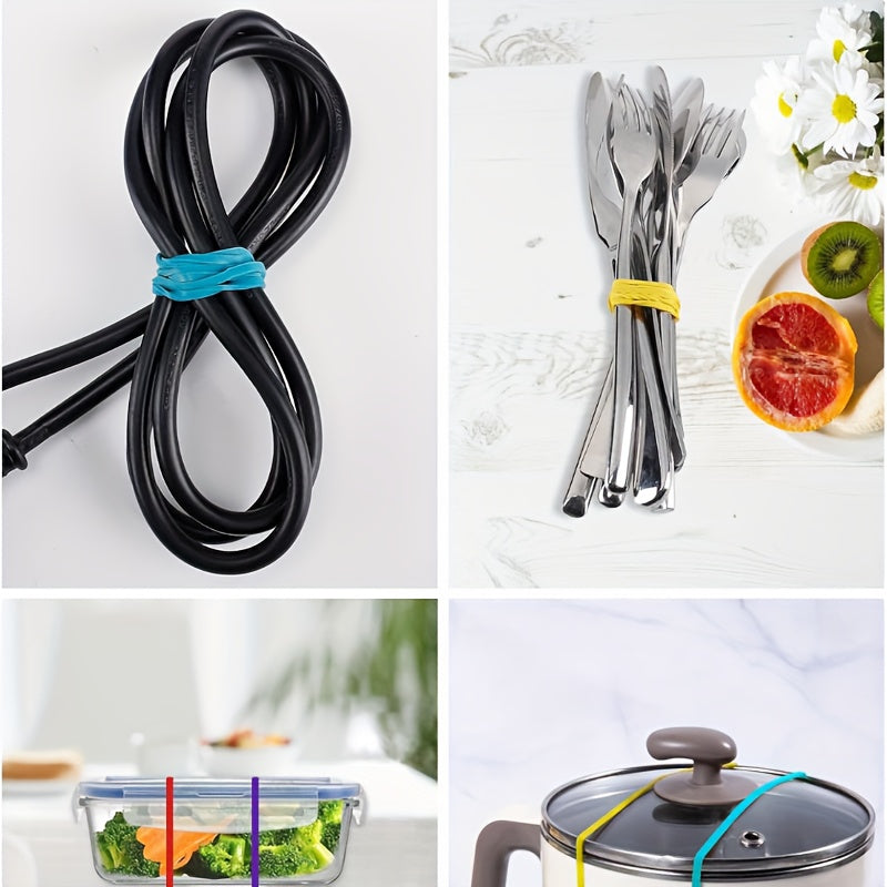 set 30 oversized durable rubber bands ideal organizing