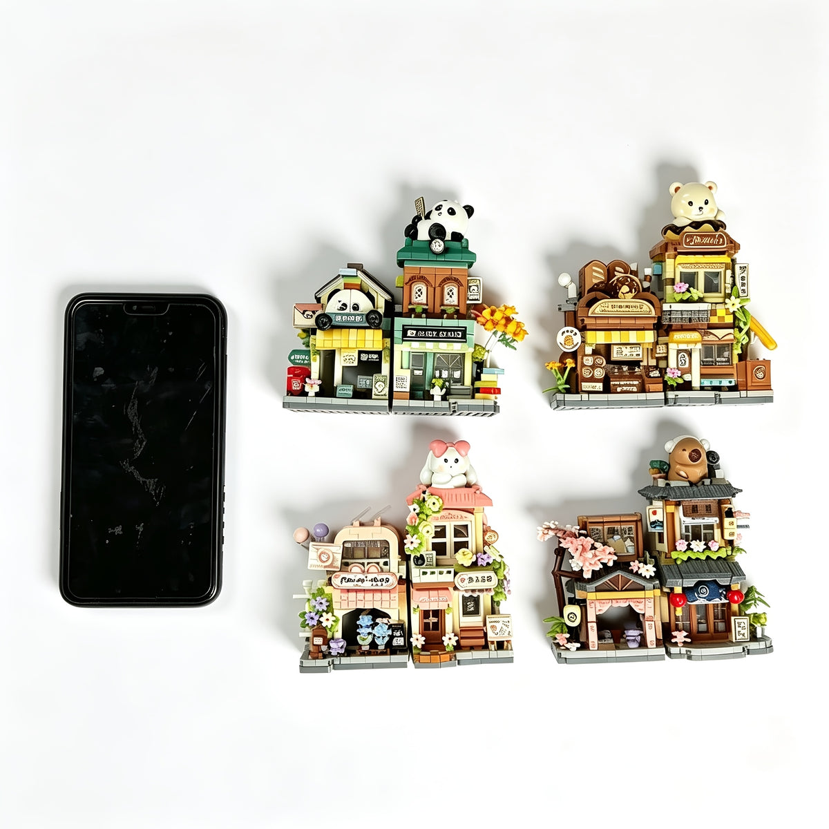 openable panda   building blocks multi style suitable