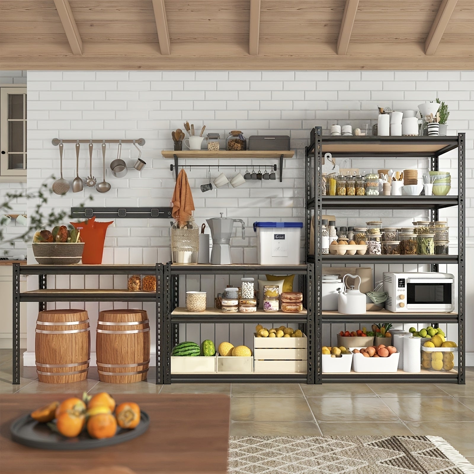 reibll 72 heavy duty garage shelving 5 tier adjustable