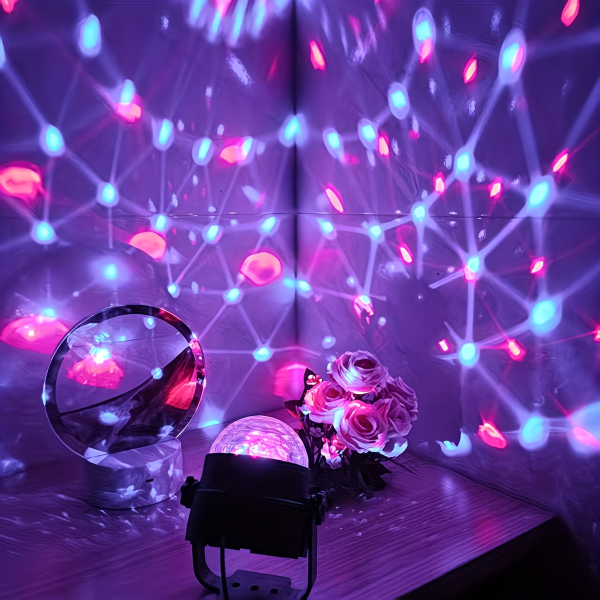 2 led disco   lights rgb multicolor stage