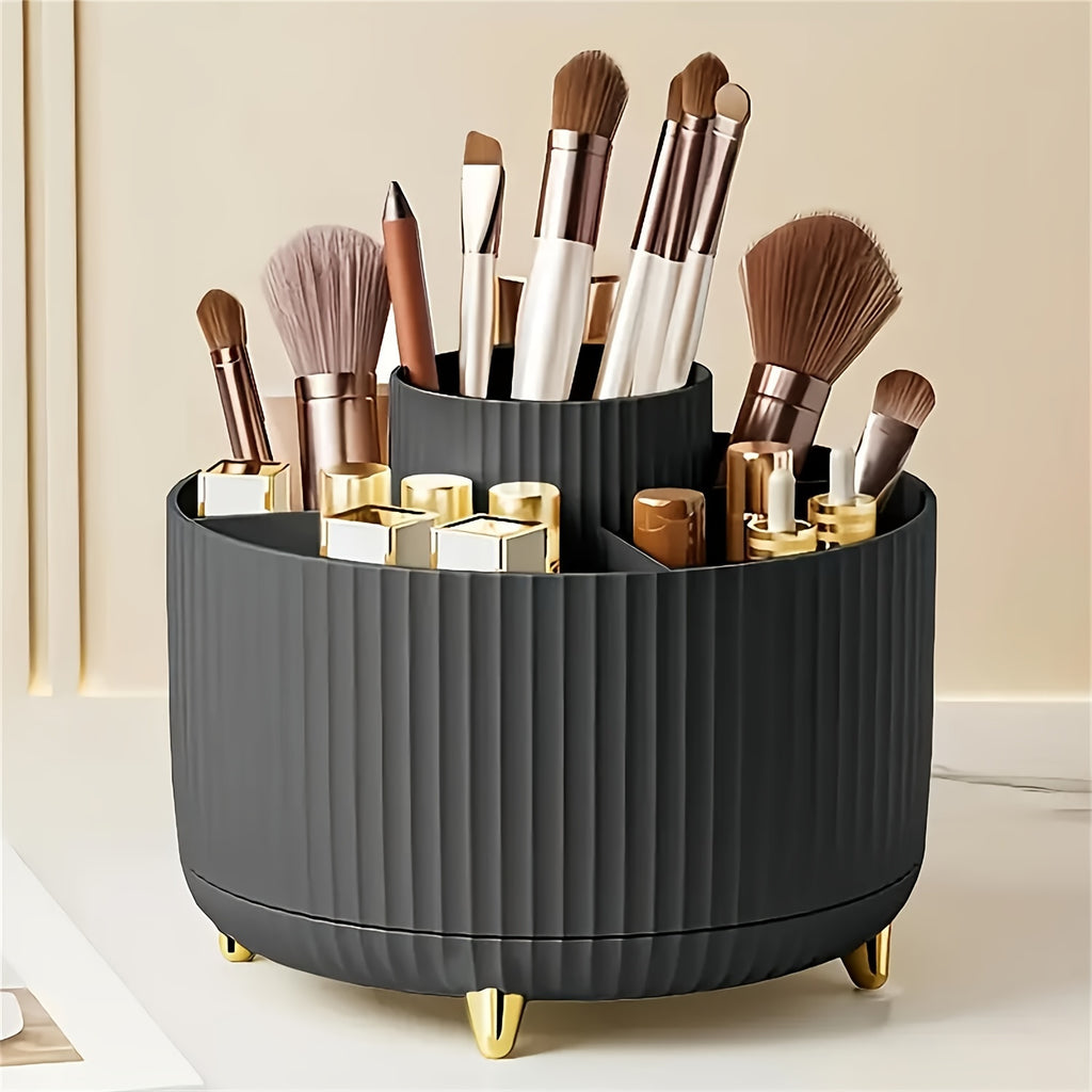 360 rotating makeup organizer 1pc plastic cosmetic storage 5