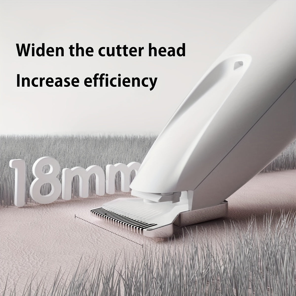 1 pet grooming electric clipper usb rechargeable led light